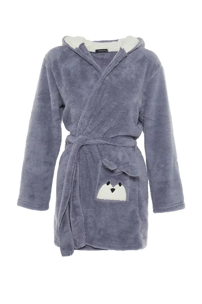 ⁦CuddleCloud Hooded Robe⁩ - الصورة ⁦3⁩