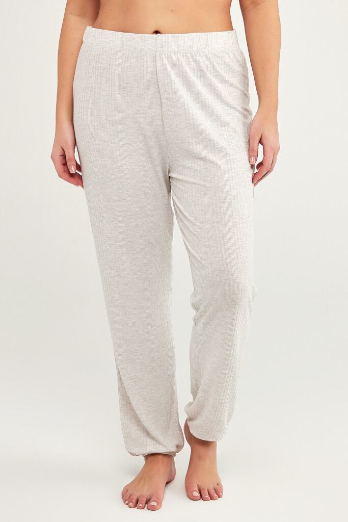 ⁦Beige Lounge Pants⁩ - الصورة ⁦3⁩