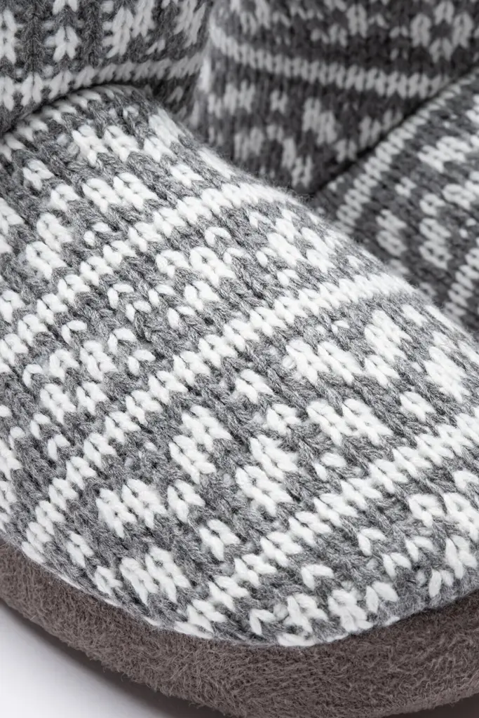⁦Pompom Knit Slippers⁩ - الصورة ⁦3⁩