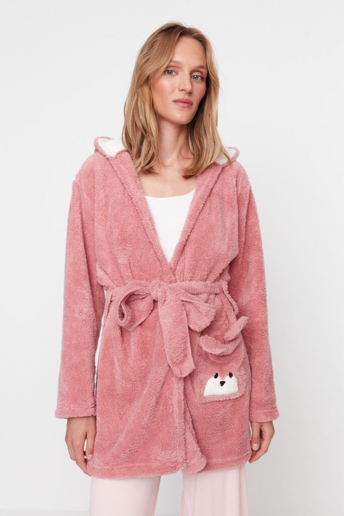 women's fleece robe